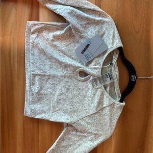 Gymshark Heather Green Long Sleeve Top and matching Leggings